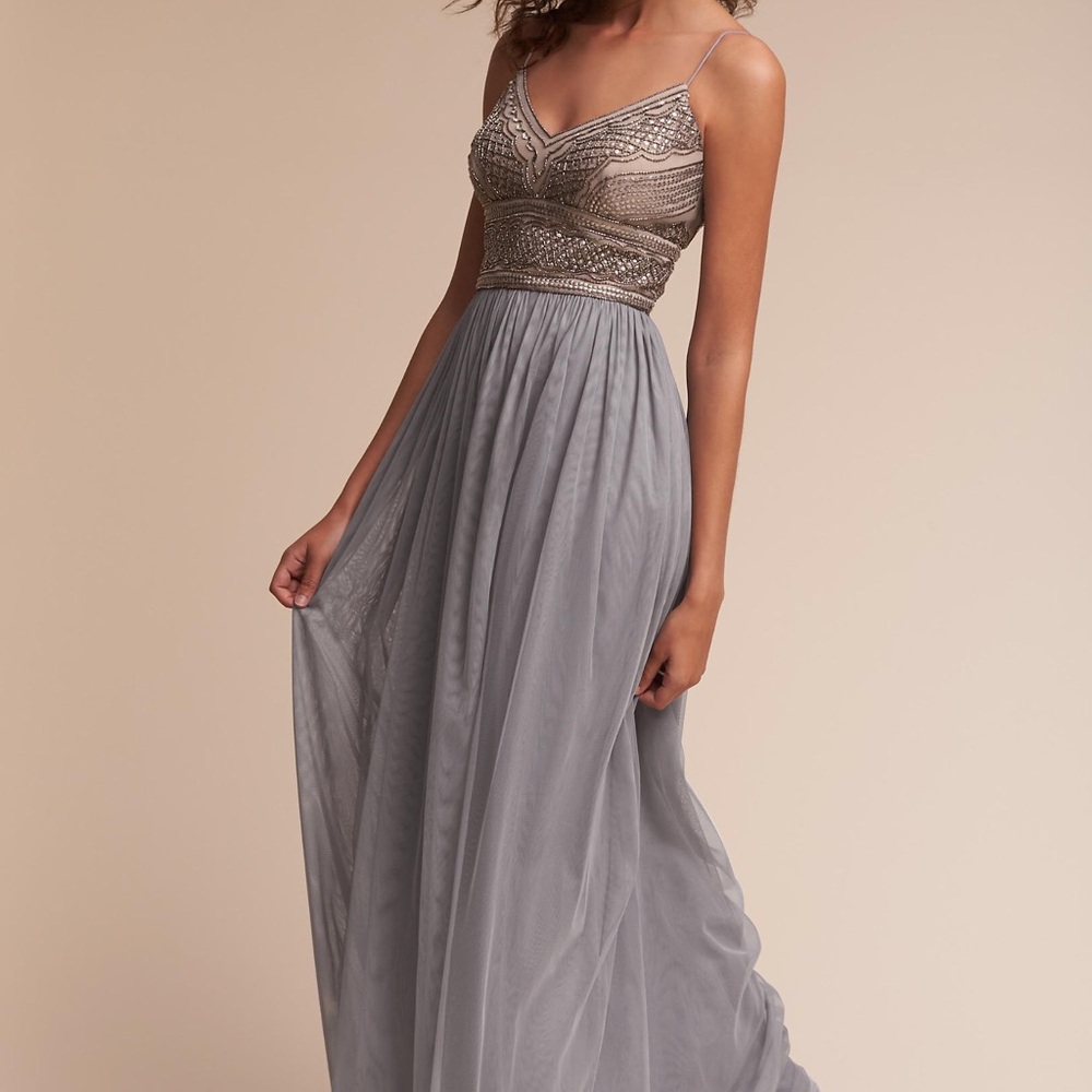 Purchased as a bridesmaid dress.